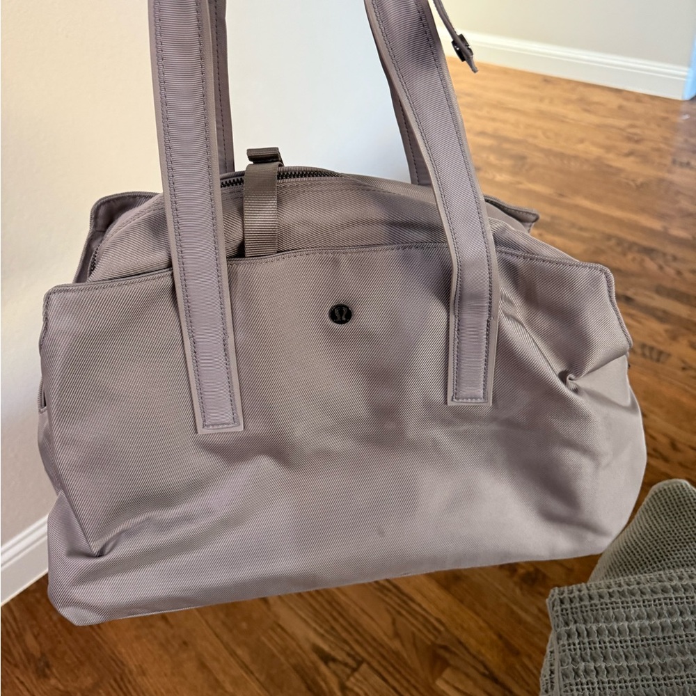 lululemon athletica Light Gray Tote Bag